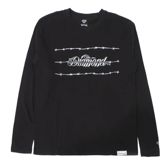 Diamond Supply Co. Other - Diamond Supply Co. Men's Barbed Wire Long Sleeve Tee T-Shirt - Black